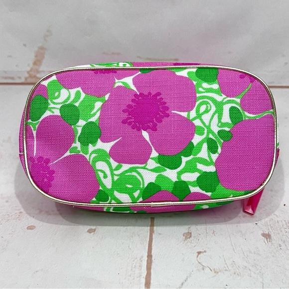 Lilly Pulitzer x Estée Lauder Floral Travel Makeup Toiletries Bag Clutch - Picture 4 of 6